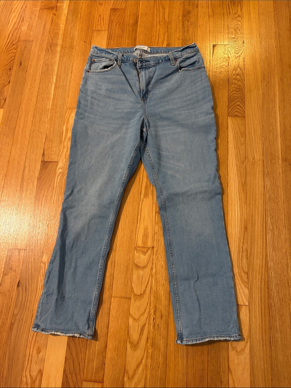 Abercrombie & Fitch Classic Light Blue Straight Jeans